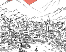 Load image into Gallery viewer, Personalised Lake como Print-2