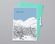 Load image into Gallery viewer, Personalised Lake como Print-3