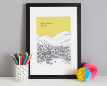 Load image into Gallery viewer, Personalised Lake como Print-4