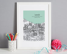 Load image into Gallery viewer, Personalised Leeds Print-1