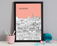 Load image into Gallery viewer, Personalised Leicester Print-7
