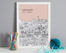 Load image into Gallery viewer, Personalised Leicester Print-5