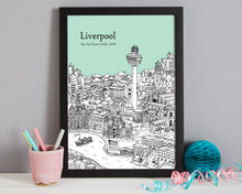 Load image into Gallery viewer, Personalised Liverpool Print-4