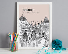 Load image into Gallery viewer, Personalised London Print-7