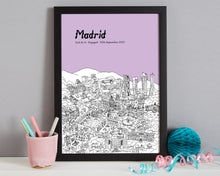Load image into Gallery viewer, Personalised Madrid Print-7