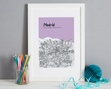 Load image into Gallery viewer, Personalised Madrid Print-1