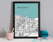Load image into Gallery viewer, Personalised Melbourne Print-3