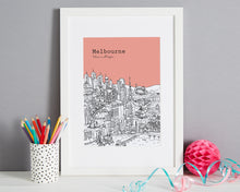 Load image into Gallery viewer, Personalised Melbourne Print-1