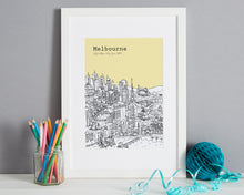 Load image into Gallery viewer, Personalised Melbourne Print-7