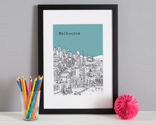Load image into Gallery viewer, Personalised Melbourne Print-4