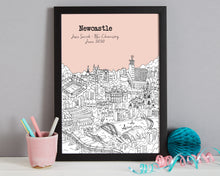 Load image into Gallery viewer, Personalised Newcastle Graduation Gift