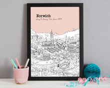 Load image into Gallery viewer, Personalised Norwich Print-6