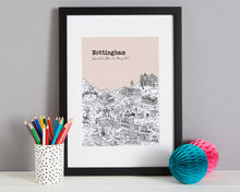 Load image into Gallery viewer, Personalised Nottingham Print-4