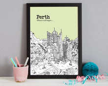 Load image into Gallery viewer, Personalised Perth Print-3