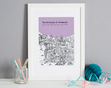 Load image into Gallery viewer, Personalised Portsmouth Graduation Gift