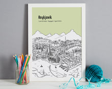 Load image into Gallery viewer, Personalised Reykjavik Print-5