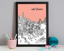 Load image into Gallery viewer, Personalised San Francisco Print-2