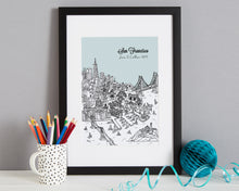 Load image into Gallery viewer, Personalised San Francisco Print-3