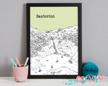 Load image into Gallery viewer, Personalised Santorini Print-3