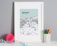 Load image into Gallery viewer, Personalised Santorini Print-1