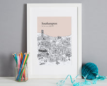 Load image into Gallery viewer, Personalised Southampton Print-1