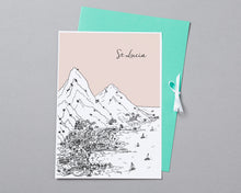 Load image into Gallery viewer, Personalised St Lucia Print-4