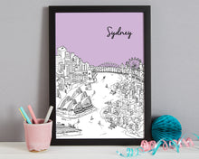 Load image into Gallery viewer, Personalised Sydney Print-7
