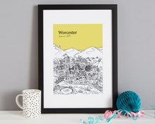Load image into Gallery viewer, Personalised Worcester Print-3