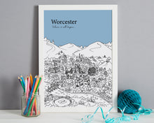 Load image into Gallery viewer, Personalised Worcester Print-8