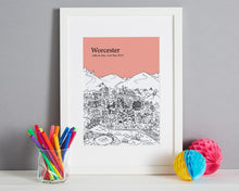 Load image into Gallery viewer, Personalised Worcester Print-7
