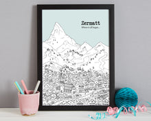 Load image into Gallery viewer, Personalised Zermatt Print-7
