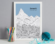 Load image into Gallery viewer, Personalised Zermatt Print-5