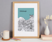 Load image into Gallery viewer, Personalised Edinburgh Print