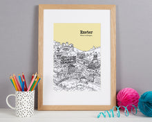 Load image into Gallery viewer, Personalised Exeter Print