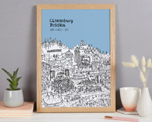 Load image into Gallery viewer, Personalised Glastonbury Print