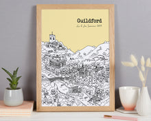 Load image into Gallery viewer, Personalised Guildford Print