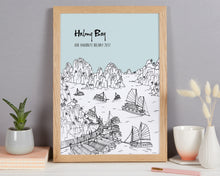 Load image into Gallery viewer, Personalised Halong Bay Print