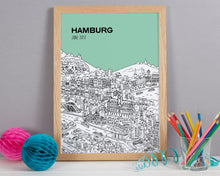 Load image into Gallery viewer, Personalised Hamburg Print