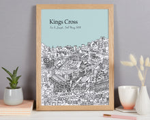 Load image into Gallery viewer, Personalised Kings Cross Print