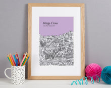 Load image into Gallery viewer, Personalised Kings Cross Print