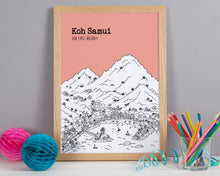 Load image into Gallery viewer, Personalised Koh Samui Print