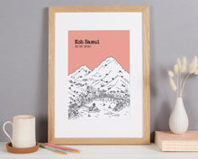 Load image into Gallery viewer, Personalised Koh Samui Print
