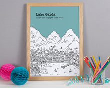 Load image into Gallery viewer, Personalised Lake Garda Print