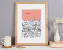 Load image into Gallery viewer, Personalised Leicester Print