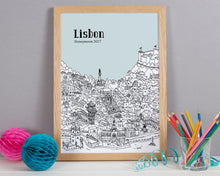Load image into Gallery viewer, Personalised Lisbon Print