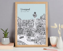 Load image into Gallery viewer, Personalised Liverpool Print