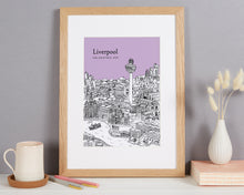 Load image into Gallery viewer, Personalised Liverpool Print