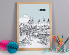 Load image into Gallery viewer, Personalised Luzern Print