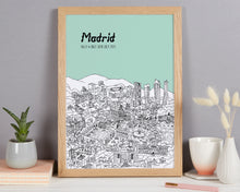 Load image into Gallery viewer, Personalised Madrid Print