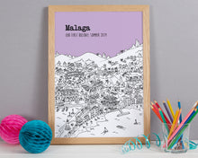 Load image into Gallery viewer, Personalised Malaga Print